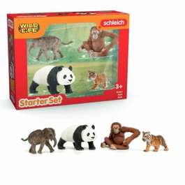 Schleich Mis primeros animales asiáticos, figuras de animales Vida salvaje