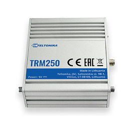 Teltonika TRM250 Módem Industrial LTE, Interno, Aluminio Azul, MicroUSB, Rango Temperatura -40 a 75 °C