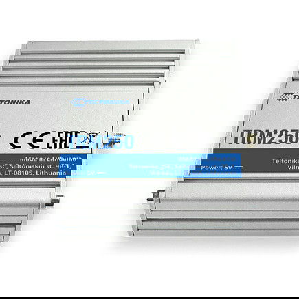 Teltonika TRM250 Módem Industrial LTE, Interno, Aluminio Azul, MicroUSB, Rango Temperatura -40 a 75 °C Teltonika TRM250 Módem Industrial LTE, Interno, Aluminio Azul, MicroUSB, Rango Temperatura -40 a 75 °C