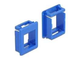 DeLOCK Soporte Keystone para carcasas, 4 unidades, Azul