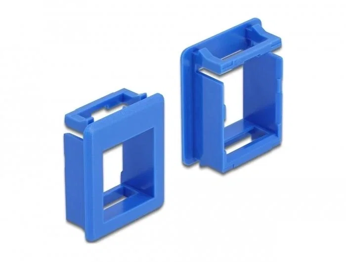 DeLOCK Soporte Keystone para carcasas, 4 unidades, Azul DeLOCK Soporte Keystone para carcasas, 4 unidades, Azul
