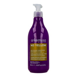 Arkemusa Acondicionador No Yellow Anti-Amarillo con Pigmentos Violetas para Cabello Rubio, Gris o Decolorado 500ml