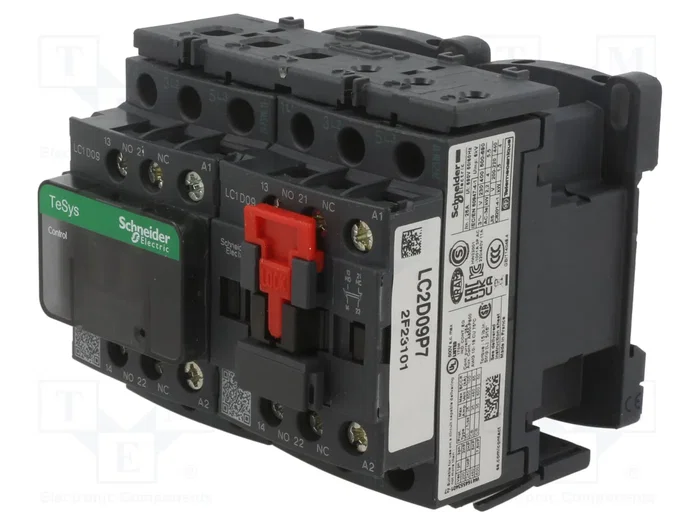 SCHNEIDER ELECTRIC LC2D09F7 TeSys D Contactor Reversible de 3 Polos 9A 110VAC SCHNEIDER ELECTRIC LC2D09F7 TeSys D Contactor Reversible de 3 Polos 9A 110VAC