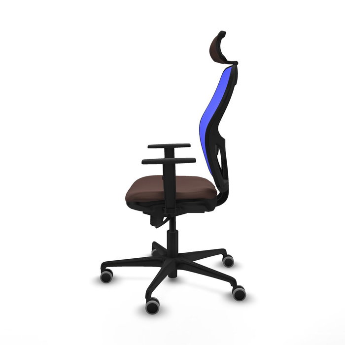 PIQUERAS Y CRESPO Silla de oficina Jorquera Marrón y Azul PIQUERAS Y CRESPO Silla de oficina Jorquera Marrón y Azul
