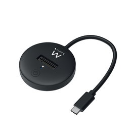 Ewent EW7013 Estación Acoplamiento Docking Station USB-C 3.2 Gen 2 NVMe M.2 SSD 10Gbps