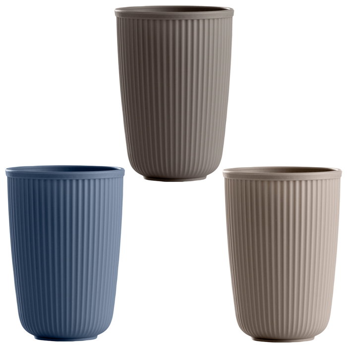 Day Juego de 4 Vasos de 300 ml con Relieve Estriado Day Juego de 4 Vasos de 300 ml con Relieve Estriado