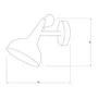 Aplique Garland SKD-W1003 Aplique de Pared