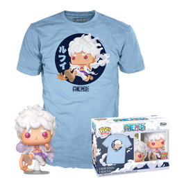 FUNKO Set figura POP & Tee One Piece Luffy Fifth Gear