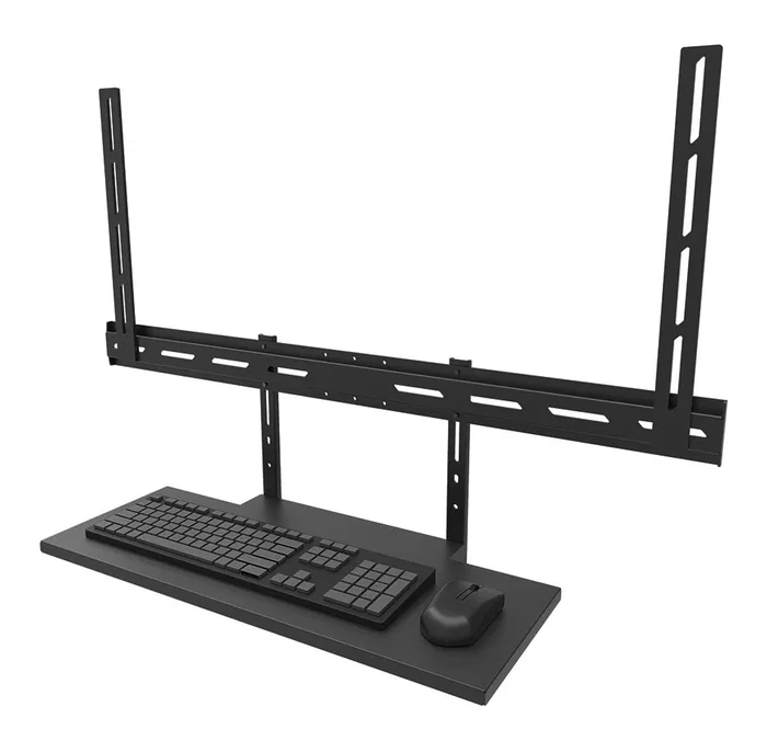 Neomounts AV40-500BL Kit de Estante para Teclado para Soporte de TV, Compatibilidad VESA 200x200 a 800x600 mm, Para Pantallas desde 43", Capacidad de Carga 2.5 kg, Color Negro