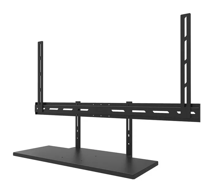 Neomounts AV40-500BL Kit de Estante para Teclado para Soporte de TV, Compatibilidad VESA 200x200 a 800x600 mm, Para Pantallas desde 43", Capacidad de Carga 2.5 kg, Color Negro