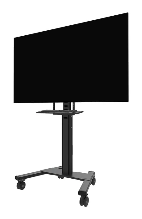 Neomounts AV40-500BL Kit de Estante para Teclado para Soporte de TV, Compatibilidad VESA 200x200 a 800x600 mm, Para Pantallas desde 43", Capacidad de Carga 2.5 kg, Color Negro