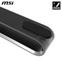 MSI Tarjetero para Tarjeta Gráfica VGA, E23-V511020-D79, Altura Ajustable 30-300 mm, Aluminio, Negro, Compatible con Chasis ATX/M-ATX