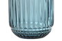 DKD Home Decor Set de 6 Vasos de Cristal Rayado Azul Stripes Garbo