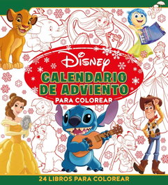 Disney. Calendario de Adviento para colorear, Disney - DISNEY LIBROS
