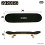 CB Riders Skateboard infantil 4 ruedas negro 79 cm