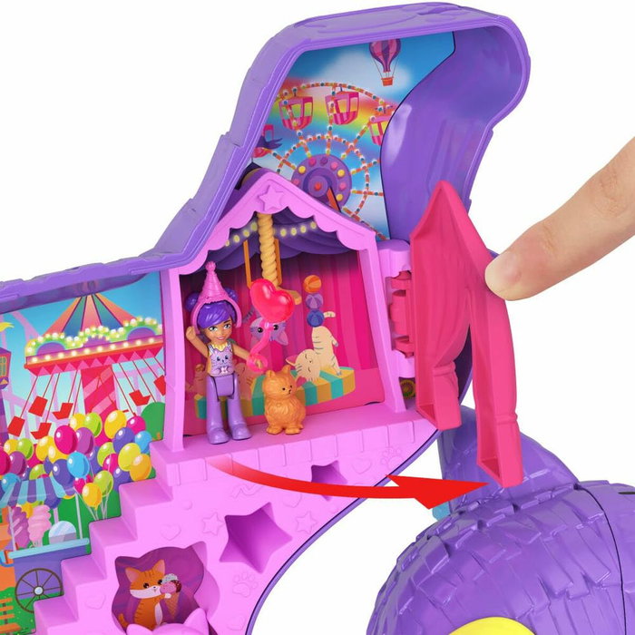 Polly Pocket Set de fiesta de gatitos Gatito piñata Partyland