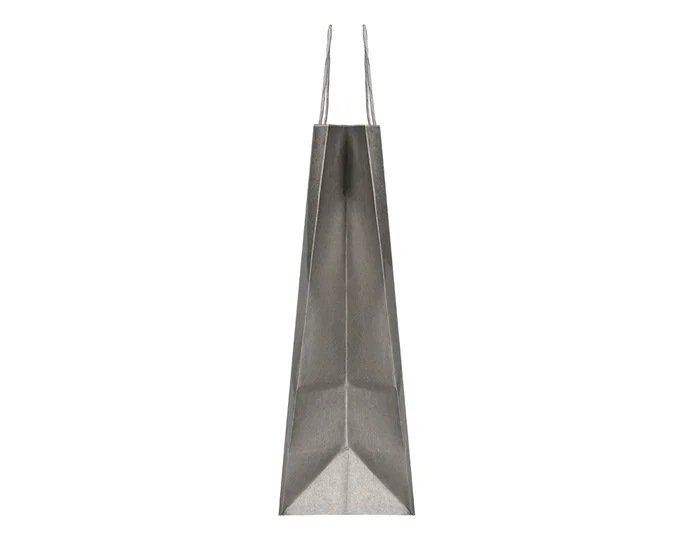 Q-connect Bolsa de papel kraft plata con asa retorcida 320x400x140 mm Q-connect Bolsa de papel kraft plata con asa retorcida 320x400x140 mm
