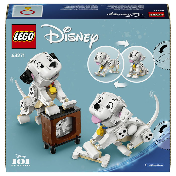 LEGO Disney Lucky y Penny: Cachorros de 101 Dálmatas, 268 piezas LEGO Disney Lucky y Penny: Cachorros de 101 Dálmatas, 268 piezas