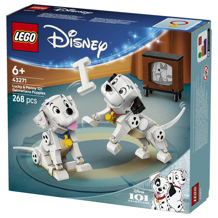 LEGO Disney Lucky y Penny: Cachorros de 101 Dálmatas, 268 piezas LEGO Disney Lucky y Penny: Cachorros de 101 Dálmatas, 268 piezas
