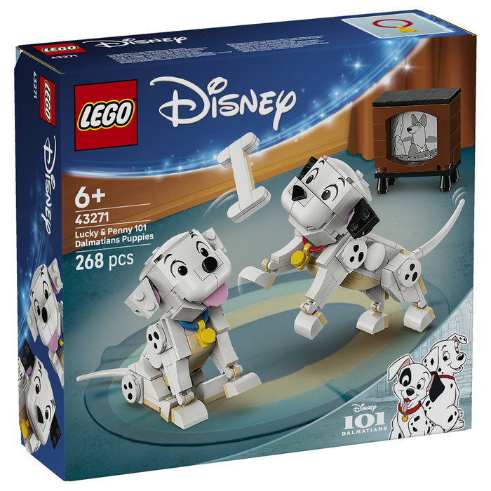 LEGO Disney Lucky y Penny: Cachorros de 101 Dálmatas, 268 piezas LEGO Disney Lucky y Penny: Cachorros de 101 Dálmatas, 268 piezas