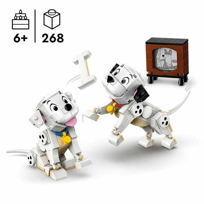LEGO Disney Lucky y Penny: Cachorros de 101 Dálmatas, 268 piezas LEGO Disney Lucky y Penny: Cachorros de 101 Dálmatas, 268 piezas