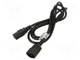 Akyga AK-UP-06 Cable de alimentación IEC C14 a C15 de 1.8 m