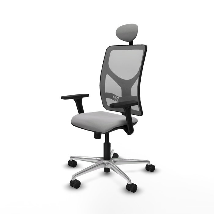 PIQUERAS Y CRESPO Silla de oficina Motilla con mecanismo Sincro, Gris PIQUERAS Y CRESPO Silla de oficina Motilla con mecanismo Sincro, Gris