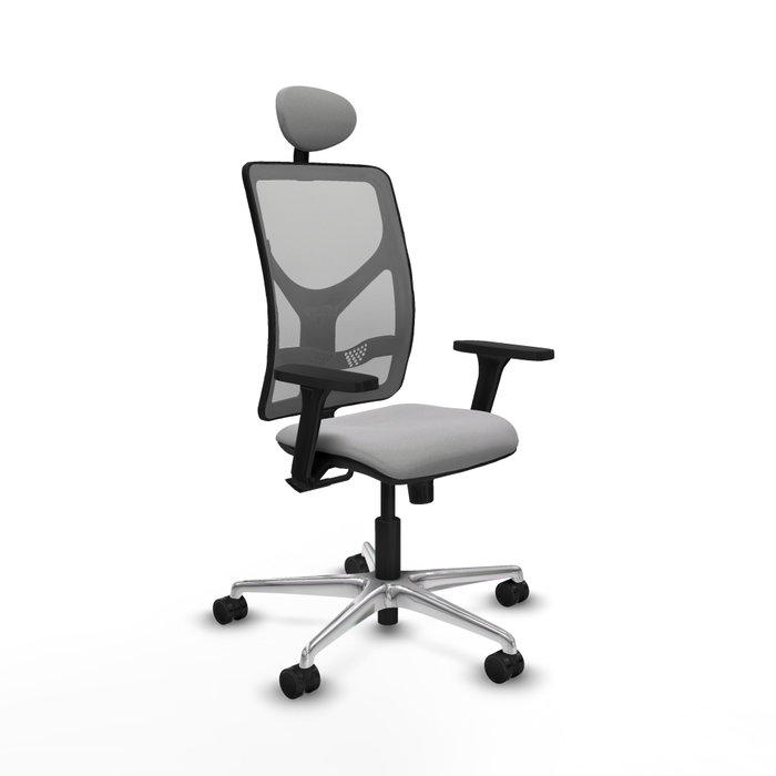 PIQUERAS Y CRESPO Silla de oficina Motilla con mecanismo Sincro, Gris PIQUERAS Y CRESPO Silla de oficina Motilla con mecanismo Sincro, Gris