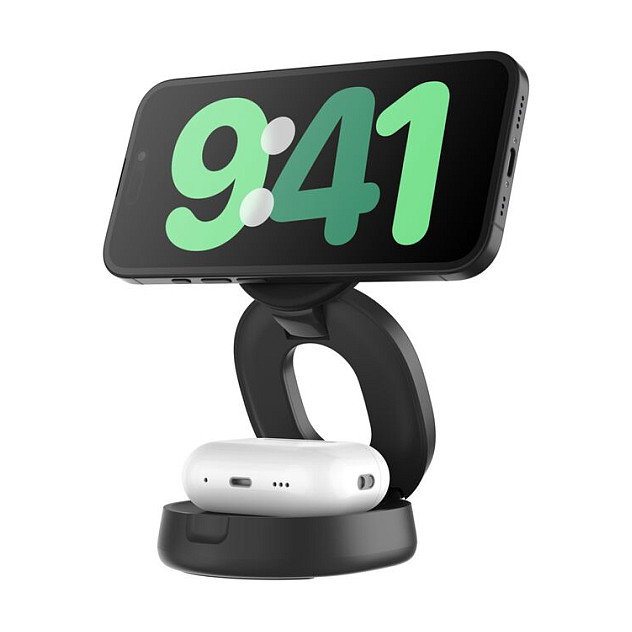 Belkin Boost Charge WIZ035kqBK Estación de Carga Magnética 2 en 1 Qi2 Belkin Boost Charge WIZ035kqBK Estación de Carga Magnética 2 en 1 Qi2