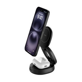 Belkin Boost Charge WIZ035kqBK Estación de Carga Magnética 2 en 1 Qi2