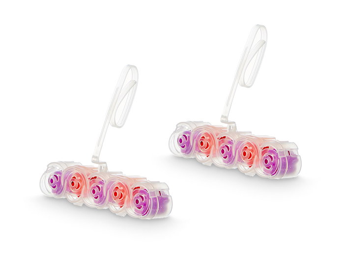 Arte Regal Set 2 Piezas Bolas WC Lavanda 50gr 13.7x20.5x4 cm Plástico Morado (Set de 24)