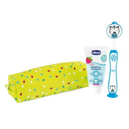 CHICCO Set Dental Azul Tiger 36m+