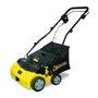 Garland Peinadora Barredora Eléctrica para Césped Artificial 1600W 40cm Ancho de Trabajo, Saco 40L, Profundidad Ajustable 0-10mm, para 150-450m²