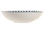 DKD Home Decor Set de 6 Platos Hondos de Porcelana Palmeras Azul y Verde