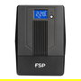 FSP iFP800 UPS Line-interactive 800VA/480W con LCD, 2 Tomas Schuko, AVR, Batería 12V/9Ah, Negro - Modelo iFP800