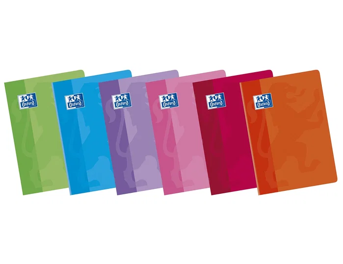 Oxford Cuaderno Grapado Cuadrícula 4x4 A5+ Colores Surtidos