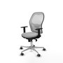 PIQUERAS Y CRESPO Silla de oficina Jorquera Gris claro y Blanco