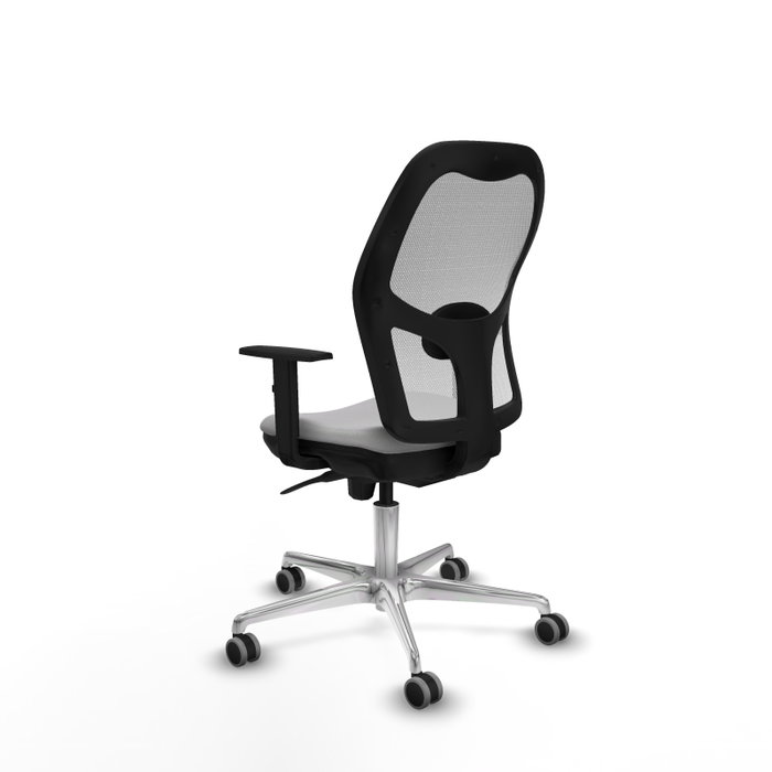 PIQUERAS Y CRESPO Silla de oficina Jorquera Gris claro y Blanco PIQUERAS Y CRESPO Silla de oficina Jorquera Gris claro y Blanco