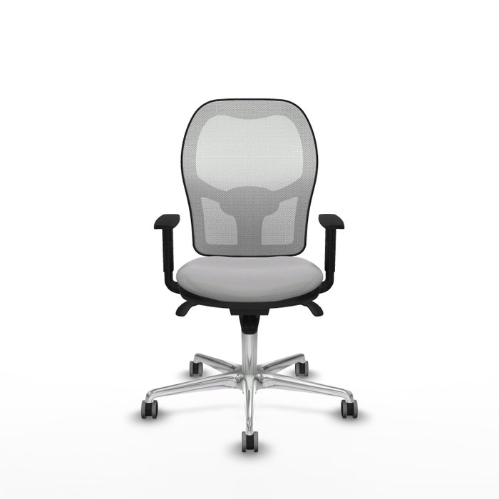 PIQUERAS Y CRESPO Silla de oficina Jorquera Gris claro y Blanco PIQUERAS Y CRESPO Silla de oficina Jorquera Gris claro y Blanco