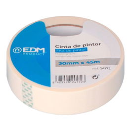 Edm Cinta de pintor Kreep 30 mm x 45 m Papel Adhesivo