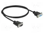 DeLOCK Cable RS-232 D-Sub9 macho a hembra de módem nulo 1 m