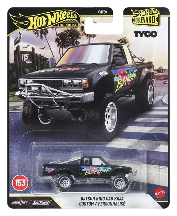 Hot Wheels Vehículo Boulevard a escala 1/64 - Modelo de metal fundido a presión Real Riders Hot Wheels Vehículo Boulevard a escala 1/64 - Modelo de metal fundido a presión Real Riders