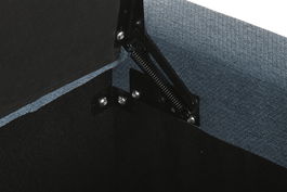 DKD Home Decor Descalzadora Azul 120 x 50 x 42 cm con Almacenaje Interior