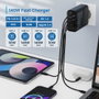 EWENT Cargador de Pared EW1337 140W con 3 USB-C y 1 USB-A Negro