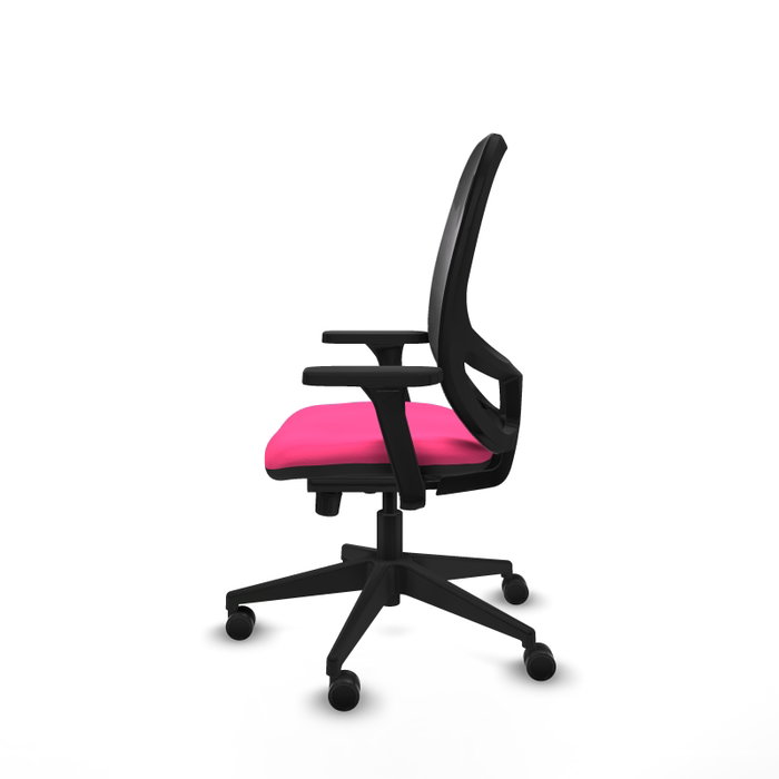 PIQUERAS Y CRESPO Silla de oficina Cilanco Rosa y Negro