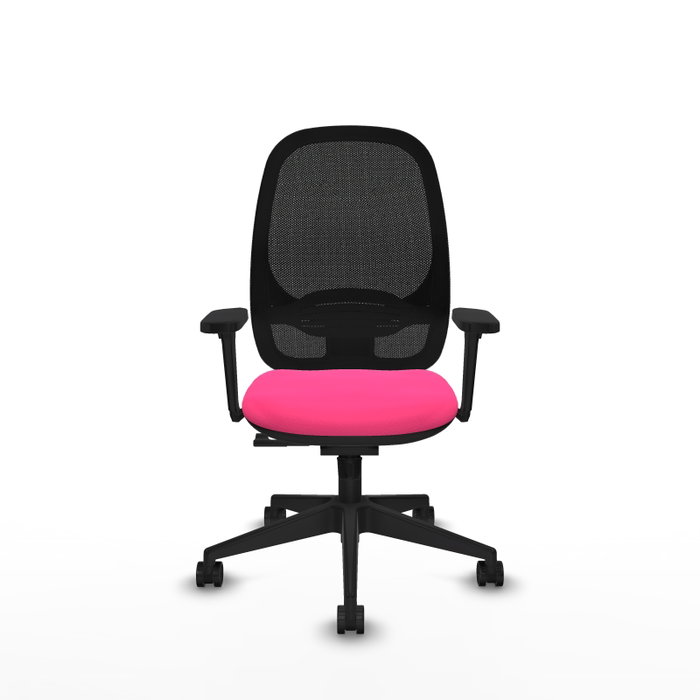 PIQUERAS Y CRESPO Silla de oficina Cilanco Rosa y Negro