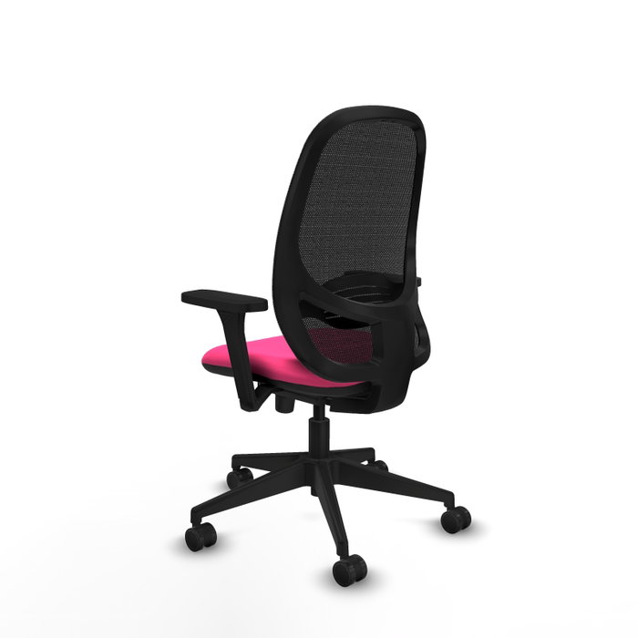 PIQUERAS Y CRESPO Silla de oficina Cilanco Rosa y Negro