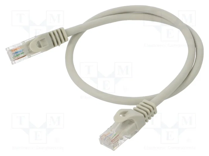 GEMBIRD Patch cord Cat 6 U/UTP de 0,5m gris GEMBIRD Patch cord Cat 6 U/UTP de 0,5m gris