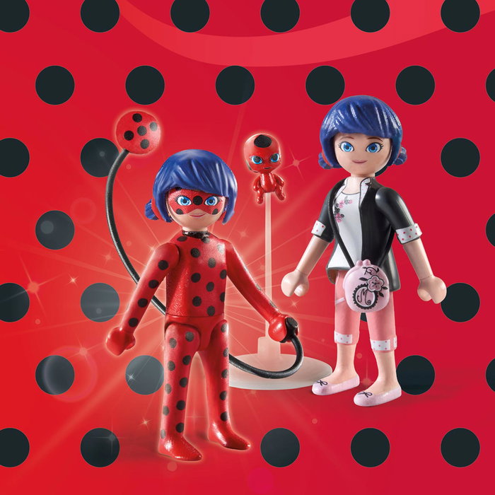 PLAYMOBIL Marinette & Ladybug Set de Juego 71336 Miraculous
