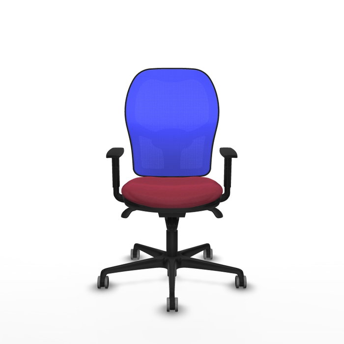 PIQUERAS Y CRESPO Silla de oficina Jorquera Granate y Azul PIQUERAS Y CRESPO Silla de oficina Jorquera Granate y Azul